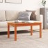 Mesa de centro madera maciza de pino marrón cera 80x50x40