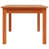 Mesa de centro madera maciza de pino marrón cera 80x50x40