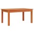 Mesa de centro madera maciza de pino marrón cera 80x50x40