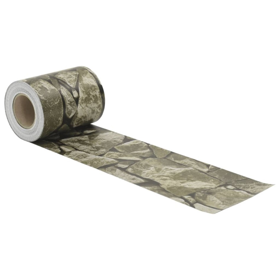 Pantallas de privacidad jardín 2 uds PVC piedra gris 35x0,19