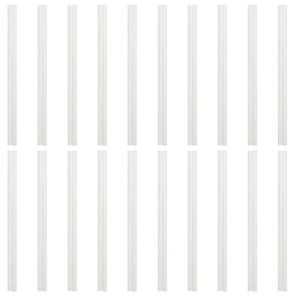 Pantallas de privacidad jardín 2 uds PVC piedra gris 35x0,19