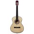 Guitarra clásica para principiantes madera tilo negro 4/4