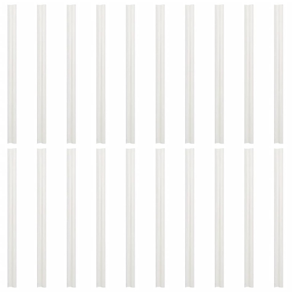 Pantallas de privacidad jardín 4 uds PVC mármol gris 35x0,19