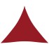 Toldo de vela triangular tela Oxford rojo 6x6x6