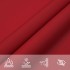Toldo de vela triangular tela Oxford rojo 6x6x6
