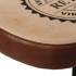 Taburetes de bar 2 uds marrón oscuro 41x29x62