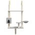 Árbol rascador para gatos de pared gris claro 153