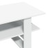 Mesa de centro madera de ingeniería blanco 102x55x42