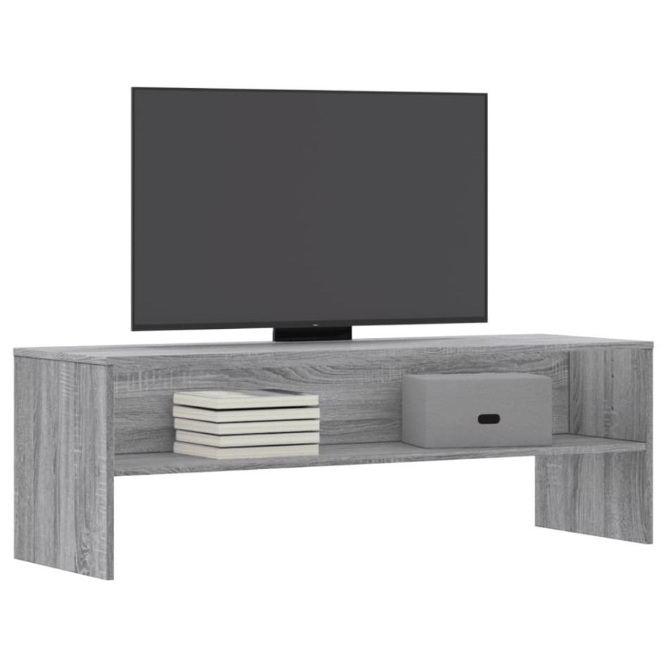 Mueble de TV madera de ingeniería gris Sonoma 120x40x40
