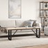 Mesa de centro marco O madera maciza pino y acero 160x40x45
