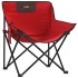 Sillas de camping con bolsillo plegables 2 unidades