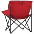 Sillas de camping con bolsillo plegables 2 unidades
