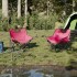 Sillas de camping con bolsillo plegables 2 unidades
