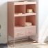 Aparador de acero rosa 68x39x111,5