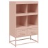 Aparador de acero rosa 68x39x111,5
