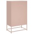 Aparador de acero rosa 68x39x111,5
