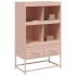 Aparador de acero rosa 68x39x111,5