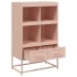 Aparador de acero rosa 68x39x111,5