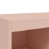 Aparador de acero rosa 68x39x111,5