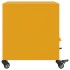 Mesita de noche acero amarillo mostaza 36x39x43,5