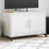 Mueble para TV acero laminado en frío blanco 68x39x43,5