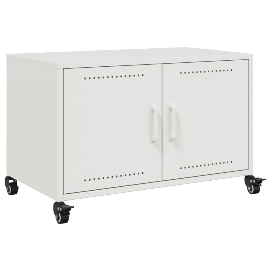 Mueble para TV acero laminado en frío blanco 68x39x43,5