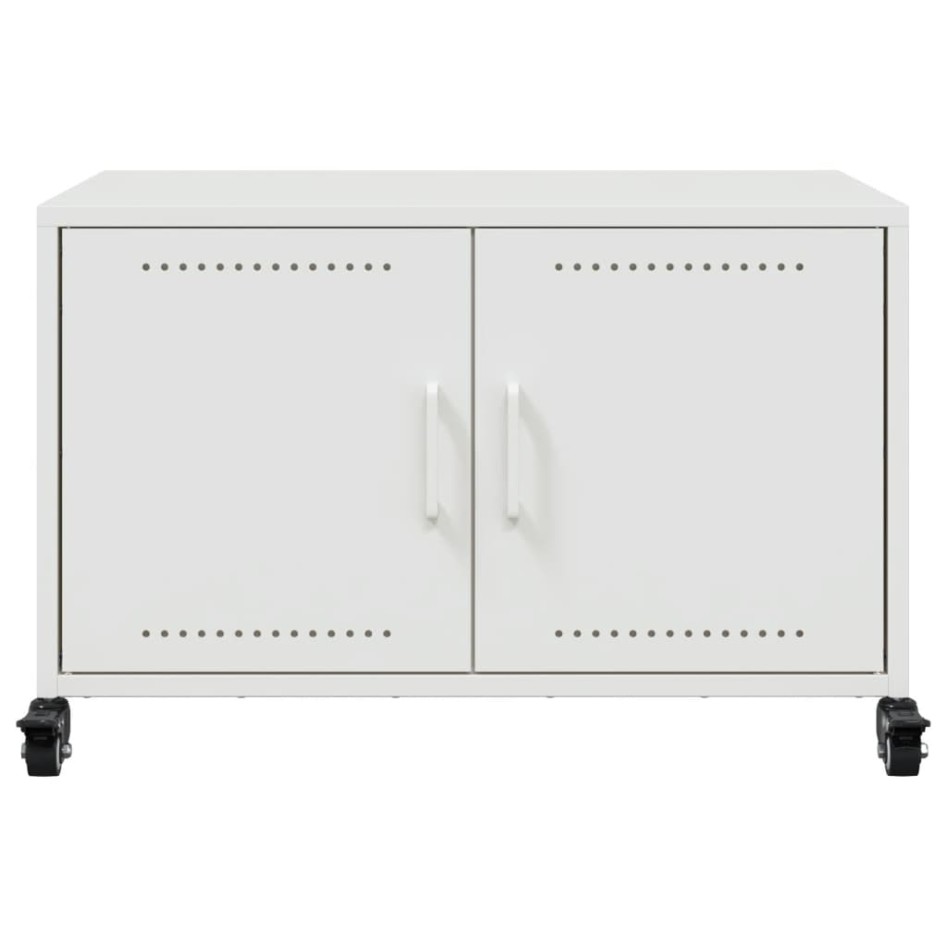 Mueble para TV acero laminado en frío blanco 68x39x43,5