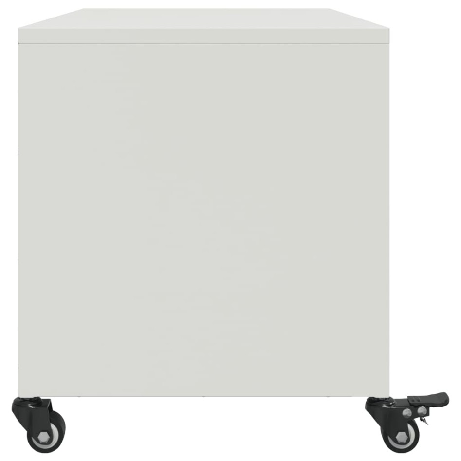 Mueble para TV acero laminado en frío blanco 68x39x43,5