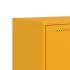 Mueble TV acero laminado en frío amarillo mostaza 68x39x43,5