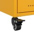 Mueble TV acero laminado en frío amarillo mostaza 68x39x43,5