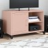 Mueble de TV acero rosa 68x39x43,5