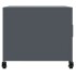 Mesa de centro acero gris antracita 68x50x43,5
