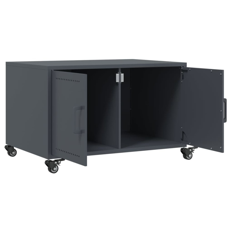 Mesa de centro acero gris antracita 68x50x43,5