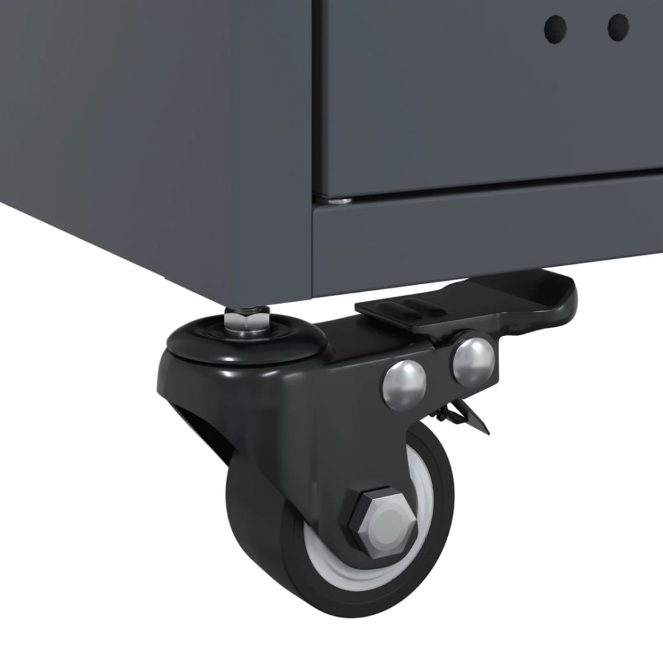 Mesa de centro acero gris antracita 68x50x43,5