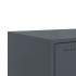 Mesa de centro acero gris antracita 68x50x43,5