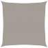 Toldo de vela cuadrado HDPE gris claro 160 g/m² 5x5