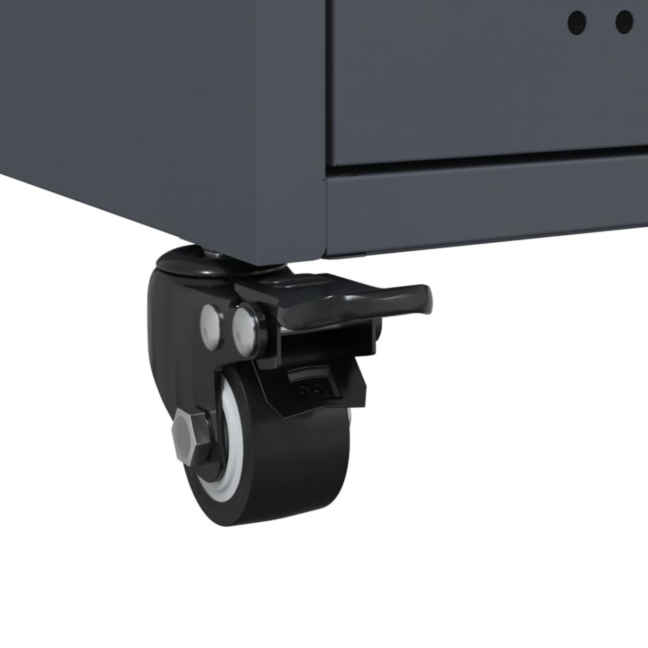 Aparador de acero gris antracita 36x39x72