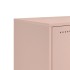 Mueble para TV de acero rosa 100,5x39x60,5