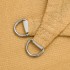 Toldo de vela rectangular HDPE arena 160 g/m² 5x6