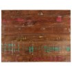 Tablero mesa rectangular madera maciza reciclada 90x70x2,5 cm