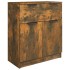 Aparador madera contrachapada color roble ahumado 60x30x70