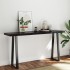 Tablero mesa madera tratada borde vivo marrón 160x40x(2-6)