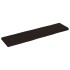 Tablero mesa madera tratada borde vivo marrón 160x40x(2-6)