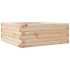 Jardinera de madera maciza de pino 60x60x23