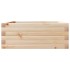 Jardinera de madera maciza de pino 60x60x23