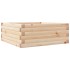 Jardinera de madera maciza de pino 60x60x23