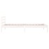 Estructura de cama sin colchón madera pino blanco 90x200