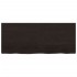Tablero mesa madera roble tratada marrón oscuro 120x50x(2-4)