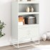 Aparador de acero blanco 68,5x38,5x123,5