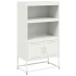 Aparador de acero blanco 68,5x38,5x123,5